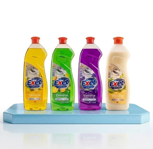 Exet Liquide Vaisselle – Dégraissage Intense & Douceur Mains